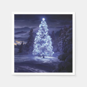 Weihnachtsbaum Serviette