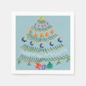 Weihnachtsbaum Serviette (Vorderseite)