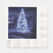 Weihnachtsbaum Serviette (Vorderseite)