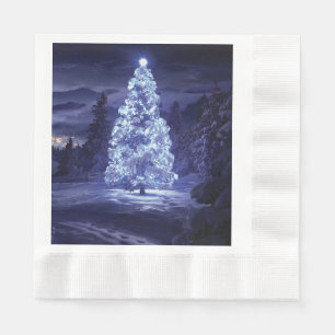 Weihnachtsbaum Serviette