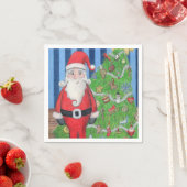 Weihnachtsbaum Serviette (Beispiel)