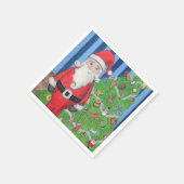 Weihnachtsbaum Serviette (Ecke)