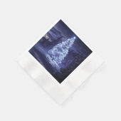 Weihnachtsbaum Serviette (Ecke)