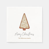 Weihnachtsbaum Serviette (Vorderseite)