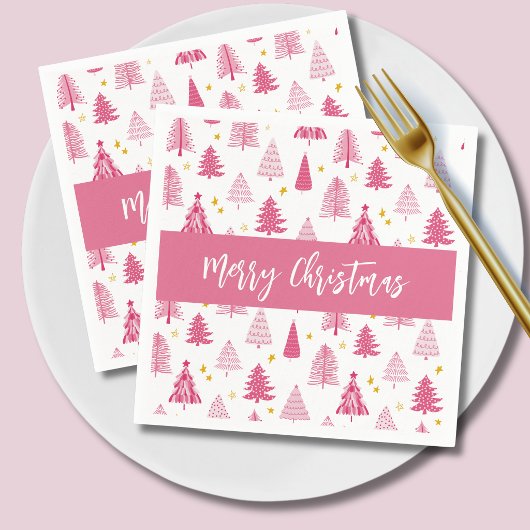 Weihnachtsbaum Serviette