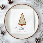 Weihnachtsbaum Serviette