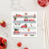 Weihnachtsbaum Serviette (Beispiel)