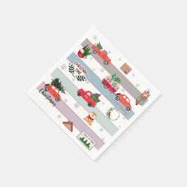 Weihnachtsbaum Serviette