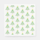 Weihnachtsbaum Serviette (Vorderseite)