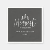 Weihnachtsbaum Serviette (Vorderseite)