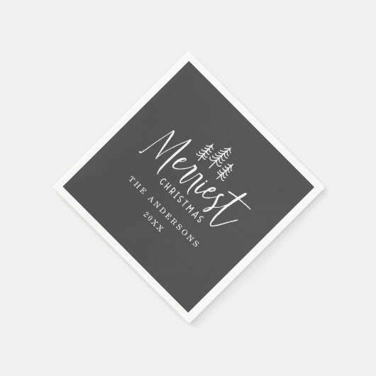 Weihnachtsbaum Serviette (Ecke)