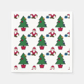 Weihnachtsbaum Serviette (Vorderseite)