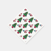 Weihnachtsbaum Serviette (Ecke)