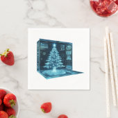 Weihnachtsbaum Serviette (Beispiel)