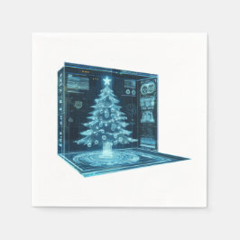 Weihnachtsbaum Serviette