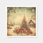 Weihnachtsbaum Serviette (Vorderseite)