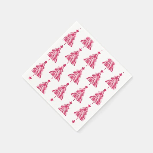 Weihnachtsbaum Serviette (Ecke)