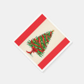 Weihnachtsbaum Serviette (Ecke)