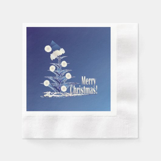 Weihnachtsbaum Serviette (Vorderseite)