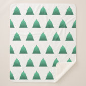 Weihnachtsbaum Sherpa Blanket Sherpadecke (Vorderseite)