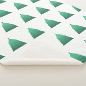 Weihnachtsbaum Sherpa Blanket Sherpadecke (3/4)