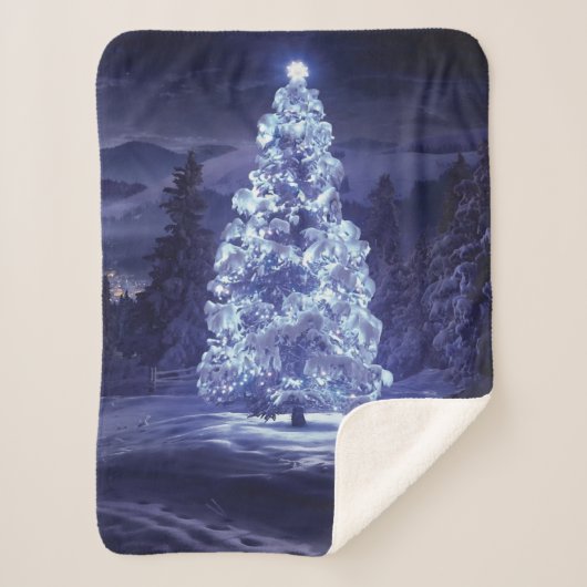 Weihnachtsbaum Sherpadecke (Vorderseite)