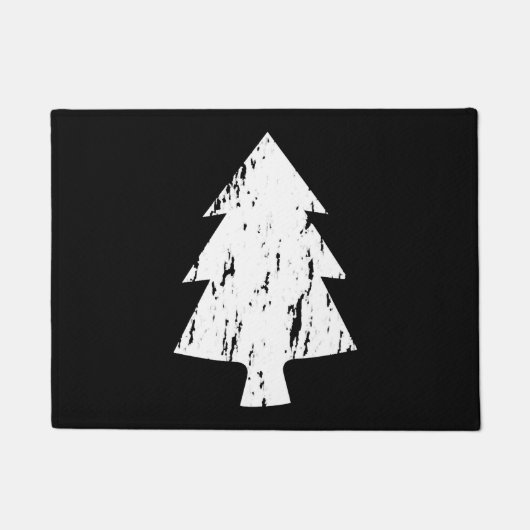 Weihnachtsbaum-Shirt Fußmatte (Vorderseite)