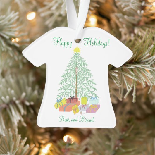 Weihnachtsbaum Shirt gestylt Ornament (Baum)