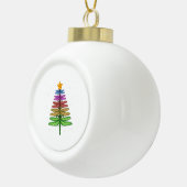 Weihnachtsbaum Shirt Insekt Lover Xmas C Keramik Kugel-Ornament (Rechts)