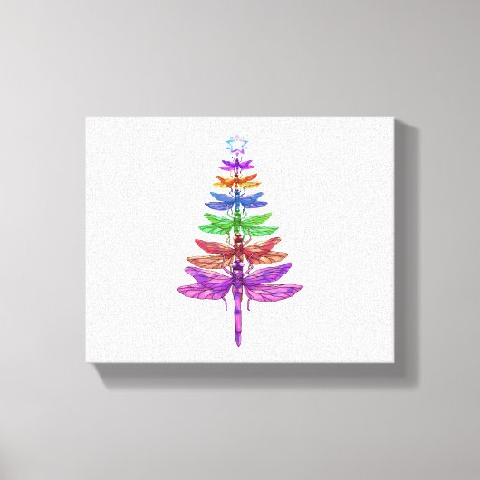 Weihnachtsbaum Shirt Insekt Lover Xmas C Leinwanddruck (Vorderseite)