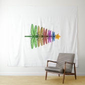 Weihnachtsbaum Shirt Insekt Lover Xmas C Wandteppich (Beispiel (Horizontal))