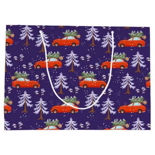 Weihnachtsbaum Shopping Geschenktasche Große Geschenktüte (Rückseite)