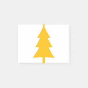 Weihnachtsbaum-Silhouette 6 Post-it Klebezettel