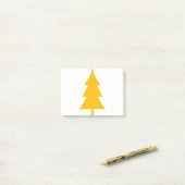 Weihnachtsbaum-Silhouette 6 Post-it Klebezettel (Auf Schreibtisch)