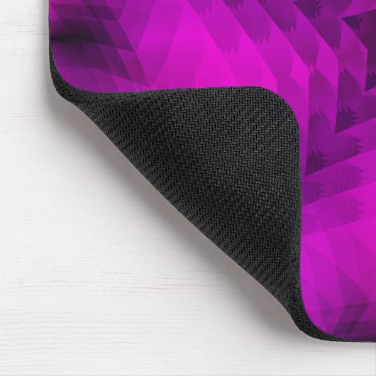 Weihnachtsbaum Silhouette & Lila Star Gradient Mousepad (Ecke)