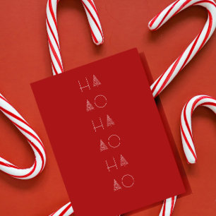 Weihnachtsbaum Skandi Minimalistischer Einfacher F Postkarte