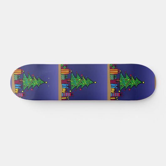 Weihnachtsbaum Skateboard (Horizontal)