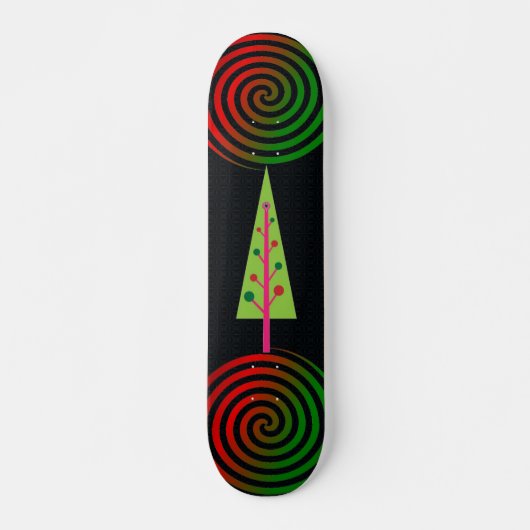 Weihnachtsbaum Skateboard (Vorne)