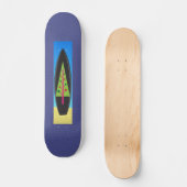 Weihnachtsbaum-Skateboard Skateboard (Vorderseite)