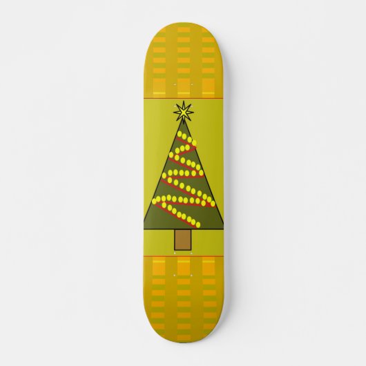 Weihnachtsbaum-Skateboard Skateboard (Vorne)
