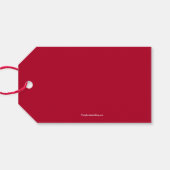 Weihnachtsbaum Sketch Urlaub Geschenkanhänger (Rückseite Horizontal)