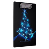 Weihnachtsbaum SlipperyJoe Sterne funkelnde Lichte Klemmbrett (Rechts)