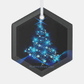 Weihnachtsbaum SlipperyJoe Sterne funkelnde Lichte Ornament Aus Glas (Vorderseite)