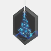 Weihnachtsbaum SlipperyJoe Sterne funkelnde Lichte Ornament Aus Glas (Vorderseite Links)