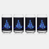 Weihnachtsbaum SlipperyJoe strahlt blau s Dosenglas (Hinten)
