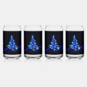 Weihnachtsbaum SlipperyJoe strahlt blau s Dosenglas (Vorderseite)