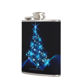 Weihnachtsbaum SlipperyJoe strahlt blau s Flachmann (Links)