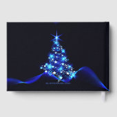 Weihnachtsbaum SlipperyJoe strahlt blau s Gästebuch (Rückseite)