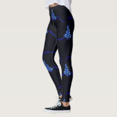 Weihnachtsbaum SlipperyJoe strahlt blau s Leggings (Links)