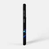 Weihnachtsbaum SlipperyJoe strahlt blau s Samsung Galaxy Hülle (Rechte Seite)